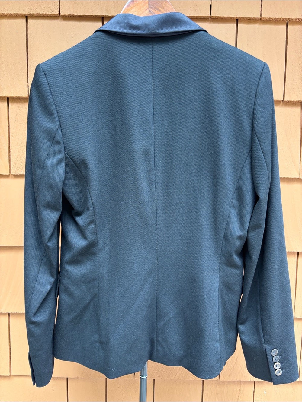 MEXX | Black Tuxedo Style Tailored Chic Corporate Sleek Blazer Jacket | Size 8 - Picture 3 of 12